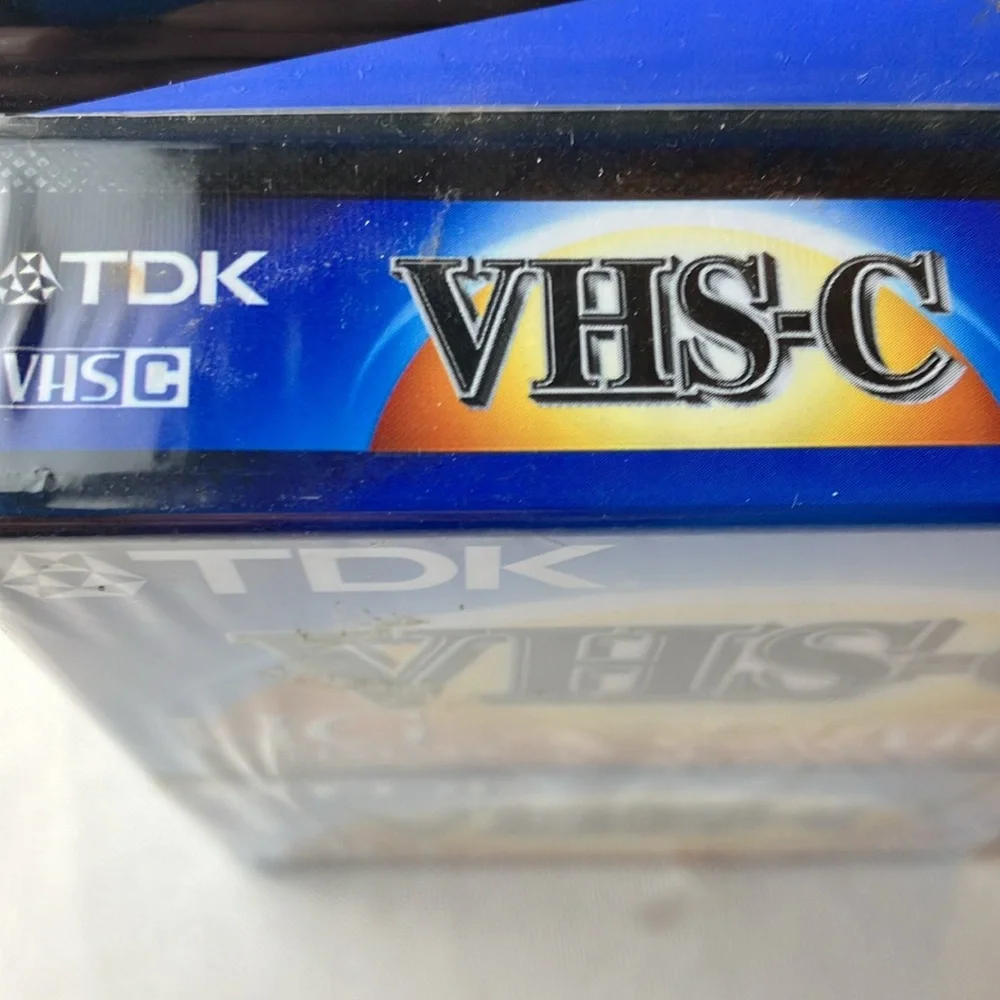 Lot of 4 TDK VHS-C HG Ultimate TC-30 Camcorder Videotape SEALED 4 Pack